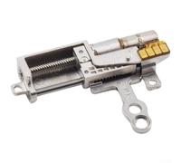 Moteur pas à pas, 5 V CC 5 mm 2 phases 4 fils pour boîte de vitesses planétaire actionneur linéaire avec bloc coulissant en métal pour contrôle de mouvement de précision dans les mécanismes de caméra