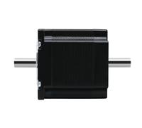 Moteur pas à pas 57 x 56 D 8 mm 6,35 mm NEMA23 4 fils 3 A 1,2 Nm 180 oz-in 23 for machine de gravure CNC et imprimante 3D(Dual Shaft,6.35mm)