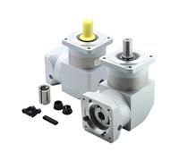 Moteur pas à pas à boîte de vitesses, HPZS90 Planetary Gearbox Right Angle 90 Degree With 14mm 19mm Input For Nema34 Stepper Motor And Servo Multiple Reduction Ratios(16 to 1-14 Input for Nema34)