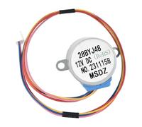 Moteur pas à pas à micro-réducteur 28BYJ48, 12 V, 4 phases, 5 fils, pour climatiseur, caméra de sécurité, réglage du sens de rotation, projet de bricolage
