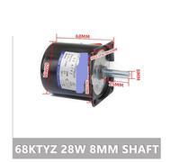 Moteur pas à pas, Arbre Central/excentrique de 8mm 220 28W 68KTYZ, synchronisation magnétique continue, moteur à engrena AC, engrena de vitesse 1 tr/min-110 tr/min Type D,Couple élevé(C.8-60rpm)
