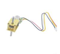 Moteur pas à pas compact de 10 mm de diamètre DC 5 V avec configuration à quatre fils double phase et boîte de vitesses en métal pour projets d'ingénierie contraints d'espace (42:1)