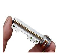 Moteur pas à pas linéaire à vis micro-réducteur, biphasé, 4 fils, 6 V, arbre de 3 mm, 15 x 12 mm, course de 50 à 56 mm