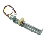 Moteur pas à pas micro 2 phases 4 fils 15 mm, table coulissante linéaire, écrou coulissant métallique, bloc mobile