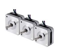 Moteur pas à pas Nema 17, 3 PCS Nema 17 Moteur pas à pas 1A 13N.cm Couple de maintien 4 dérivations 1.8 Deg 42 Moteur pour imprimante 3D Hobby CNC Routeur XYZ de craftsman168