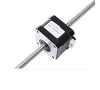 Moteur pas à pas Nema 17 42HA34-T8 à vis traversante, plage de fils 4 mm, 100/200/300/400 mm, moteur 42 avec vis, 1 pièce(300mm)