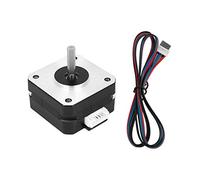 Moteur pas à pas Nema 17, moteur de 23 mm à 4 fils, moteur pas à pas à courant continu de 1,8 degré à couple élevé de 13 N.cm / 18,4 oz-in, moteur électrique universel à 2 phrases 42 à faible bruit