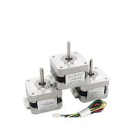 Moteur pas à pas NEMA17 17HS2408, 2.5V, 1,3 a, biphasé, quatre fils, accessoires d'impression 3D, 3 pièces