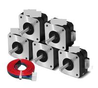 Moteur Pas à Pas Nema17 17HS4023, extrudeuse Titan, axe E, 4 Fils, 12V/24V, Compatible avec imprimante 3D, Machine de Gravure Laser, graveur sur Bois(with XH2.54,5PCS)