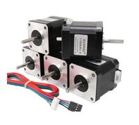 Moteur pas à pas Nema17 52N.CM, 2 pièces, moteur à Double arbre de 48mm, 4 fils for routeur, fraiseuse à graver, moteur 42