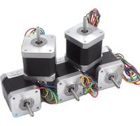 Moteur pas à pas NEMA17, couple de maintien élevé 78 oz-in, taille compacte 42x42x48mm, double phase 1,8A