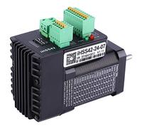 Moteur Pas à Pas NEMA17, iHSS42-24-07 Nema 17 Stepper Motor 24V 0.7Nm Servomoteur Hybride 1.2A Moteur Pas à Pas Intégré en Boucle Fermée