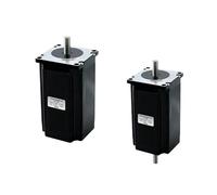 Moteur pas à pas Nema23 57HS100, 2 phases, 4 fils, 2,5 nm, 3A, 100mm de longueur D 6.35mm/8mm, for équipement de moniteur d'imprimante 3D(8mm Single Shaft)