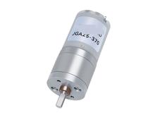 Moteur planétaire à réduction cc, moteur à courant continu brossé JGA25-370 pouvant être inversé, boîte de vitesses entièrement en métal à couple élevé, moteur à courant continu 6V(280RPM)