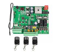 Moteur Portail, Carte PCB de Type universel 12V/24V for panneau de commande d'ouvre-porte pivotant à Double bras automatique système de Centre de contrôle intelligent for allée ,pour portail(3 remotes