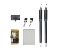 Moteur Portail Coulissant, AC110V/220 V 24VDC 200 KG par feuille actionneur linéaire électrique moteur automatique solaire ouvre-porte battante Kits de moteur(Kit a)