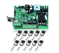 Moteur Portail Coulissant, Carte universelle de Type 24V for panneau de commande d'ouvre-porte pivotant à Double bras automatique système de Center de contrôle intellint(10 remote 24v)