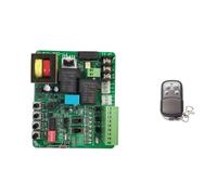 Moteur Portail Coulissant, Circuit imprimé de moteur de porte coulissante, avec arrêt lent, fermeture automatique, télécommande 433MHZ et PCB Mobile(PCB 4 remote 220V)
