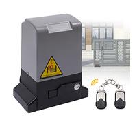 Moteur Portail Coulissant, Kit de Motorisation de Portail Coulissant 750W, Moteur Portail Battant Avec 2 Télécommandes, Charge maximale : 2000 kg, Moteur Portail pour Cour Maison Jardin Garage