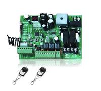 Moteur Portail Coulissant, Ouvre-porte battante DC24V, unité de commande de moteur, contrôleur PCB, Circuit imprimé, carte électronique(2 Remote control)