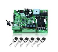 Moteur Portail Coulissant, Ouvre-porte battante DC24V, unité de commande de moteur, contrôleur PCB, Circuit imprimé, carte électronique(6 Remote control)