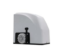 Moteur Portail Coulissant, Ouvre-porte coulissante, engrenage en alliage d'aluminium, alimenté par courant alternatif, 800kg, avec 2 télécommandes, opérateur de porte électrique(Gray AC 110V)