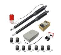 Moteur Portail Coulissant, Système de moteur solaire 200 Kg, porte automatique AC220V/AC110V, actionneur de pilote de porte battante, ouvre-porte parfait(Kit 4)