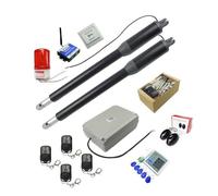 Moteur Portail Coulissant, Système de moteur solaire 200 Kg, porte automatique AC220V/AC110V, actionneur de pilote de porte battante, ouvre-porte parfait(Kit 12)