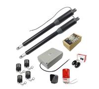 Moteur Portail Coulissant, Système de moteur solaire 200 Kg, porte automatique AC220V/AC110V, actionneur de pilote de porte battante, ouvre-porte parfait(KIT6)