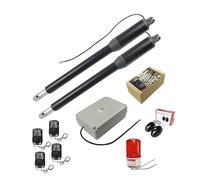 Moteur Portail Coulissant, Système de moteur solaire 200 Kg, porte automatique AC220V/AC110V, actionneur de pilote de porte battante, ouvre-porte parfait(Kit 2)