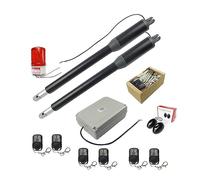 Moteur Portail Coulissant, Système de moteur solaire 200 Kg, porte automatique AC220V/AC110V, actionneur de pilote de porte battante, ouvre-porte parfait(Kit 3)