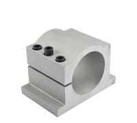 Moteur principal, l’axe principal, Support de montage de pince de broche de gravure, siège de fixation en aluminium moulé 62 65 80 100 125mm(Circular 110mm)