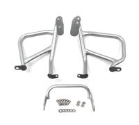 Moteur Protection Crash Bar Barre Protection Du Moteur Moto Tube Supérieur Cadre Pare-chocs Supérieur Et Inférieur Pour BMW Pour R1200GS Pour R1200 Pour GS Pour GS1200 LC(Argent,Lower)