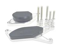 Moteur Protection Crash Bar Pour Suzuki GSXS GSX-S 750/Z 1000/F/Z GSXS750 GSXS1000 2015-2020 Cadre Slider Crash Pad Moteur Stator Carter Saver Cover(Argent)