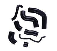 Moteur Radiateur de Tuyau Compatible Avec TT S3 BAM APX 1999 2000 2001 2002 2003 2004 2005 2006 Pour A3 S3 8L 8N 225HP 1.8T Kit De Tuyau De Refroidissement De Radiateur En Silicone Pour Voiture(Black)