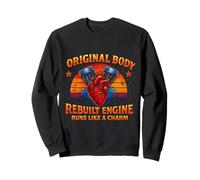 Moteur reconstruit à cœur Ouvert Survivor Survivor Men Sweatshirt