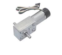 Moteur réducteur à encodeur JGY-370, moteur à vis sans fin turbo basse vitesse, moteur à double arbre de sortie, DC6V 12V 24V 6 10 18 23 66 90 150 tr/min