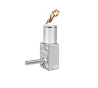 Moteur réducteur à vis sans fin CC JGY-2430 24 V, régulation de vitesse, autobloquant, petit moteur, arbre M8(150 rpm)