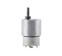 Moteur Réducteur DC 12V à Engrenages et Couple Élevé - Arbre de Sortie 37mm, Vitesse Réglable (3.5/15/30/70 RPM) - pour Robotique, Automatisation, Portail, Machine DIY