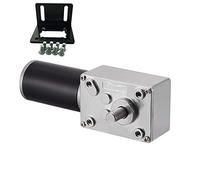 Moteur réducteur de boîte de vitesses, 12 V 24 V 5R-470R, moteur à engrenage à vis sans fin à turbine à couple élevé 24 V, support de moteur tubulaire CW/CCW, support de moteur à courant continu Mini