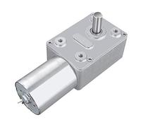 Moteur Réducteur Électrique Réversible 12V à Haut Couple Boîte à Engrenages à Vis sans Fin (5RPM)