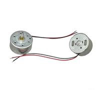 Moteur rond CC 1,5 V-6 V, RF-300CA, RK-300C, moteur électrique de 24 mm pour ventilateur de bricolage, solaire, modèles électroniques, vitesse maximale de 9000 tr/min, construction métallique