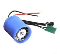 Moteur sans balais 130 000 tr/min pour modules de sèche-cheveux 7,4 V et 11,1 V Support construction de turbine en aluminium 31 mm de diamètre 65 g Unité métallique compacte (7,4 V-8,4 V)