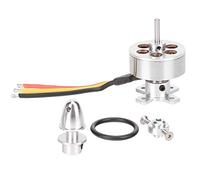 Moteur sans balais 2211 pour planeur en mousse à voilure fixe KT, moteur léger en métal avec options 1700/2300/3000 KV, livré avec protecteur de pâle et joint torique pour une (1700 kV)