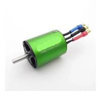 Moteur sans balais 3-4S 2835 KV3300, 4 pôles, arbre de 4mm et | Couverture refroidie par veste de refroidissement par eau for le Yacht marin de Jet de bateau de RC(Motor only)