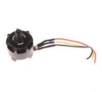 Moteur sans balais 3000 kV 1306 taille pour 3s pour mini, rotor extérieur à double filetage Dc12 V Construction en métal Noir positif (filetage inversé)