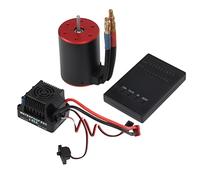 Moteur sans balais 3650 3100KV 60A ESC, ensemble de moteur sans balais étanche, carte de programmation ESC, voiture RC haute Performance