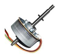 Moteur sans balais à double arbre de sortie DC24V for purificateur d'air, moteur de ventilateur à fréquence variable sans balais