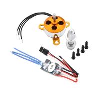 Moteur sans balais A1504 2200 KV, 2700 KV, 2900 KV, 3200 KV, 9 G, avec Support, équipé d'un contrôleur 10 A, adapté aux Drones, hélicoptères, quadricoptères et OVNI.(A1504 2900KV 10A)