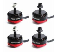 Moteur sans balais Compatible RS2205 2205 2300KV CW CCW Compatible avec RC Qav250 x210 avec LittleBee 20A 30A Blheli_s ESC Compatible avec Le Drone de multicoptères(RS 2205 2300 4PCS)